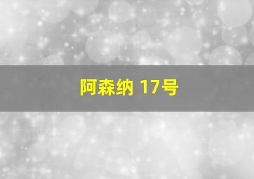 阿森纳 17号